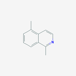 molecular formula C11H11N B3178714 1,5-Dimethylisoquinoline CAS No. 72678-15-0
