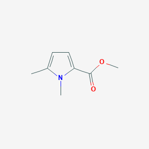 molecular formula C8H11NO2 B3178730 Methyl 1,5-dimethyl-1H-pyrrole-2-carboxylate CAS No. 73476-31-0