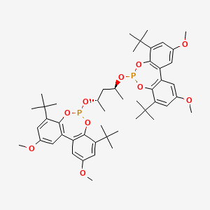 molecular formula C49H66O10P2 B3178870 (S,S)-Chiraphite CAS No. 852042-07-0