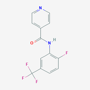 molecular formula C13H8F4N2O B317890 N-[2-fluoro-5-(trifluoromethyl)phenyl]pyridine-4-carboxamide CAS No. 62315-13-3