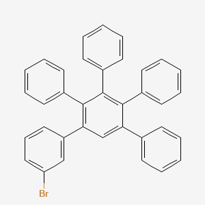 molecular formula C36H25Br B3178947 1-(3-bromophenyl)-2,3,4,5-tetraphenylbenzene CAS No. 872118-06-4
