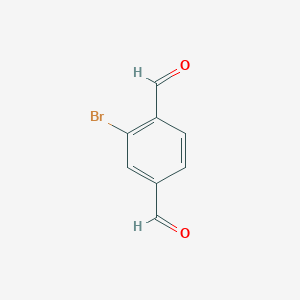 molecular formula C8H5BrO2 B3179023 2-Bromoterephthalaldehyde CAS No. 90001-43-7