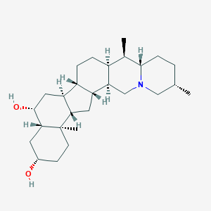 molecular formula C27H45NO2 B031792 Hupehenine CAS No. 98243-57-3