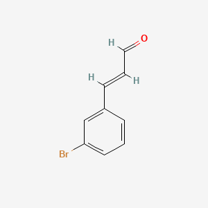 B3179235 3-(3-Bromophenyl)acrylaldehyde CAS No. 97985-66-5