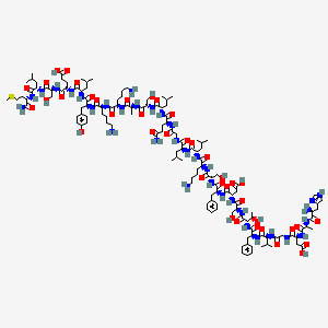 molecular formula C135H214N34O40S B3179295 PHM-27 (human) CAS No. 87403-73-4