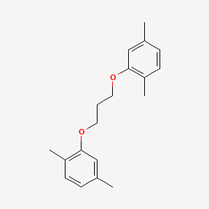 molecular formula C19H24O2 B3179398 2-[3-(2,5-Dimethylphenoxy)propoxy]-1,4-dimethylbenzene CAS No. 415724-02-6