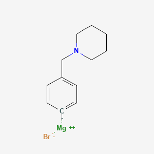 [4-(1-Piperidinylmethyl)phenyl]magnesium bromide