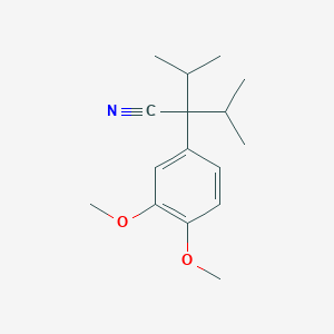 molecular formula C16H23NO2 B3179426 a,a-Diisopropylhomoveratronitrile CAS No. 51698-54-5