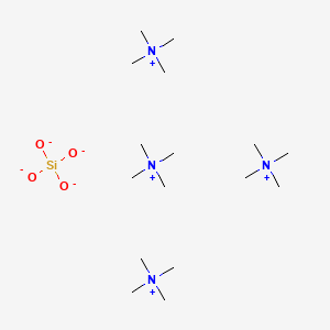 molecular formula C16H48N4O4Si B3179450 Tetramethylammonium silicate CAS No. 53116-81-7