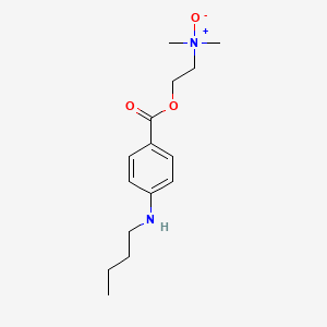 B3179471 2-[4-(butylamino)benzoyl]oxy-N,N-dimethylethanamine oxide CAS No. 55750-02-2