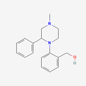 [2-(4-Methyl-2-phenylpiperazin-1-yl)phenyl]methanol