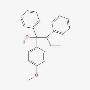 1-(4-Methoxyphenyl)-1,2-diphenylbutan-1-ol