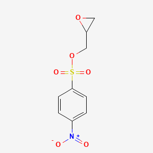 molecular formula C9H9NO6S B3179646 Oxiran-2-ylmethyl 4-nitrobenzenesulfonate 