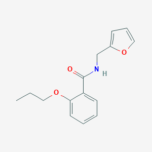 molecular formula C15H17NO3 B317967 N-(furan-2-ylmethyl)-2-propoxybenzamide 