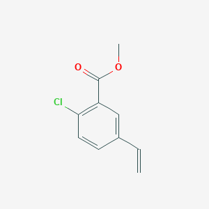 molecular formula C10H9ClO2 B3179741 Methyl 2-chloro-5-vinylbenzoate CAS No. 272130-85-5