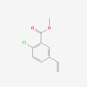 Benzoic acid, 2-chloro-5-ethenyl-, methyl ester