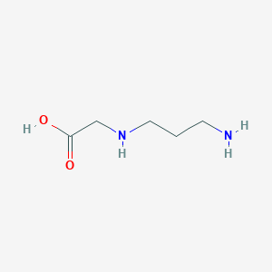molecular formula C5H12N2O2 B3179748 (3-Aminopropyl)glycine CAS No. 2875-41-4