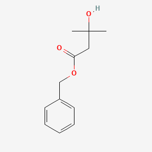 molecular formula C12H16O3 B3179761 Benzyl 3-hydroxy-3-methylbutanoate CAS No. 37526-90-2