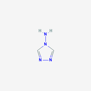 molecular formula C2H4N4 B031798 4-Amino-1,2,4-triazole CAS No. 584-13-4