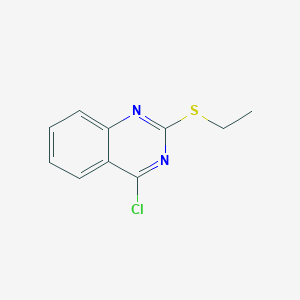 molecular formula C10H9ClN2S B3179802 4-Chloro-2-(ethylthio)quinazoline CAS No. 58803-78-4
