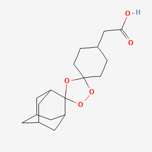 rel-2-((1R,3R,4''S,5R,5'S,7R)-Dispiro[adamantane-2,3'-[1,2,4]trioxolane-5',1''-cyclohexan]-4''-yl)acetic acid