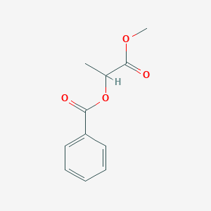 molecular formula C11H12O4 B3179820 2-Benzoyloxy-propionic acid methyl ester CAS No. 84657-11-4