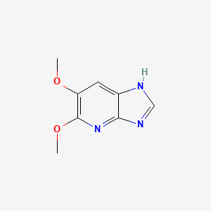 molecular formula C8H9N3O2 B3179936 5,6-Dimethoxy-3h-imidazo[4,5-b]pyridine CAS No. 1096666-06-6