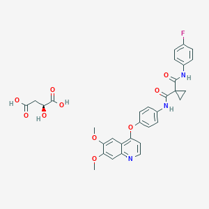 molecular formula C32H30FN3O10 B000318 Cabozantinib S-malate CAS No. 1140909-48-3