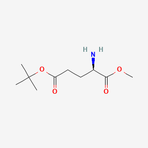 molecular formula C10H19NO4 B3180009 (R)-5-tert-Butyl 1-methyl 2-aminopentanedioate CAS No. 121069-22-5