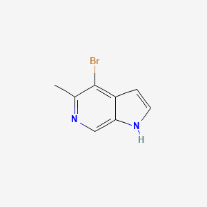 molecular formula C8H7BrN2 B3180080 4-bromo-5-methyl-1H-pyrrolo[2,3-c]pyridine CAS No. 1257294-45-3