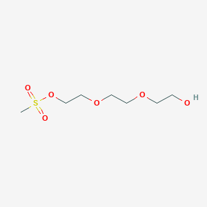 molecular formula C7H16O6S B3180252 Hydroxy-PEG3-Ms 