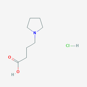 molecular formula C8H16ClNO2 B031803 4-(Pyrrolidin-1-yl)butanoic acid hydrochloride CAS No. 49637-21-0