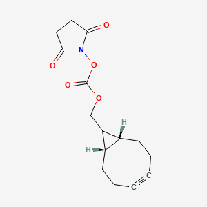molecular formula C15H17NO5 B3180344 endo-BCN-NHS carbonate CAS No. 1493802-77-9