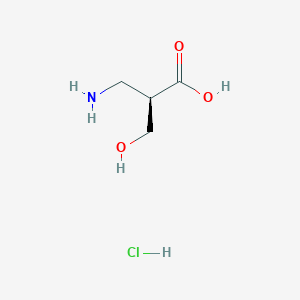 (R)-3-Amino-2-(hydroxymethyl)propanoic acid hydrochloride