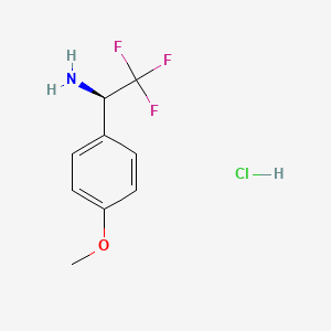 (R)-2,2,2-Trifluoro-1-(4-methoxyphenyl)ethanamine hcl