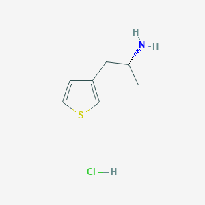 (R)-1-(Thiophen-3-YL)propan-2-amine hcl