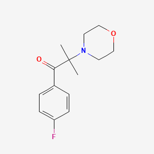 1-(4-Fluorphenyl)-2-methyl-2-morpholino-1-propanone