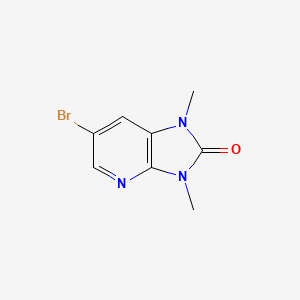 molecular formula C8H8BrN3O B3180663 6-Bromo-1,3-dimethyl-1h-imidazo[4,5-b]pyridin-2(3h)-one CAS No. 234771-64-3