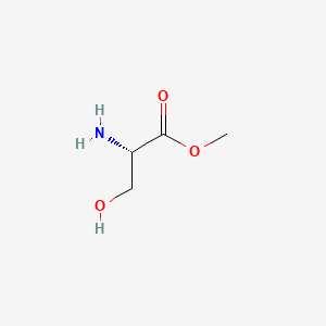 molecular formula C4H9NO3 B3180728 Serine methyl ester CAS No. 2788-84-3