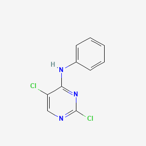 molecular formula C10H7Cl2N3 B3180733 4-Anilino-2,5-dichloropyrimidine CAS No. 280581-45-5