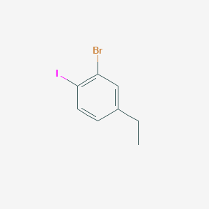 molecular formula C8H8BrI B3180754 2-Bromo-4-ethyl-1-iodobenzene CAS No. 289039-23-2