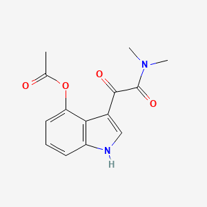 3-Dimethylaminooxalyl-4-acetylindole