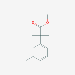 molecular formula C12H16O2 B3180777 Methyl alpha-(3-methylphenyl)isobutyrate CAS No. 32454-26-5