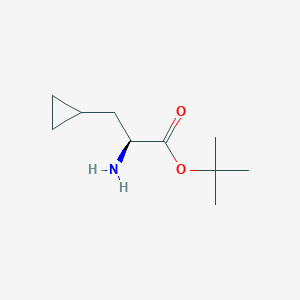 (S)-tert-Butyl 2-amino-3-cyclopropylpropanoate