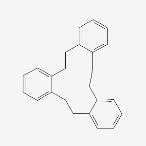 molecular formula C24H24 B3180950 Tetracyclo[18.4.0.04,9.012,17]tetracosa-1(24),4,6,8,12,14,16,20,22-nonaene CAS No. 4730-57-8
