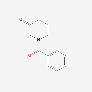 molecular formula C12H13NO2 B031810 1-Benzoylpiperidin-3-one CAS No. 67452-85-1