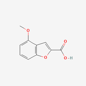 molecular formula C10H8O4 B3181007 4-Methoxybenzofuran-2-carboxylic acid CAS No. 50551-59-2