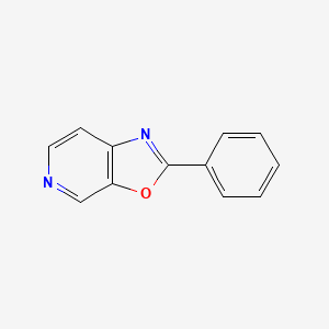 molecular formula C12H8N2O B3181051 2-phenyloxazolo[5,4-c]pyridine CAS No. 52334-37-9