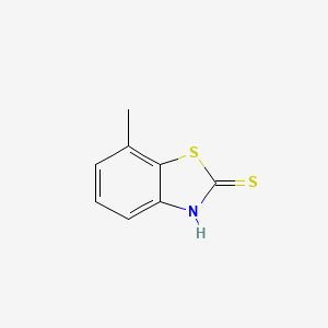 molecular formula C8H7NS2 B3181129 7-Methyl-benzothiazole-2-thiol CAS No. 54237-36-4