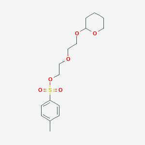 molecular formula C16H24O6S B3181278 Tos-PEG2-THP 